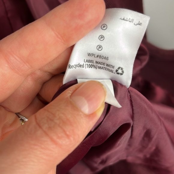 J Crew Burgundy Snap Closure Dress Coat - Picture 10 of 10